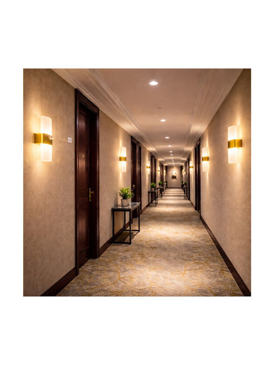 VenCore Φωτιστικό Τοίχου LED Χρυσό 5x30εκ. VenCore Φωτιστικό Τοίχου LED Χρυσό 5x30εκ.