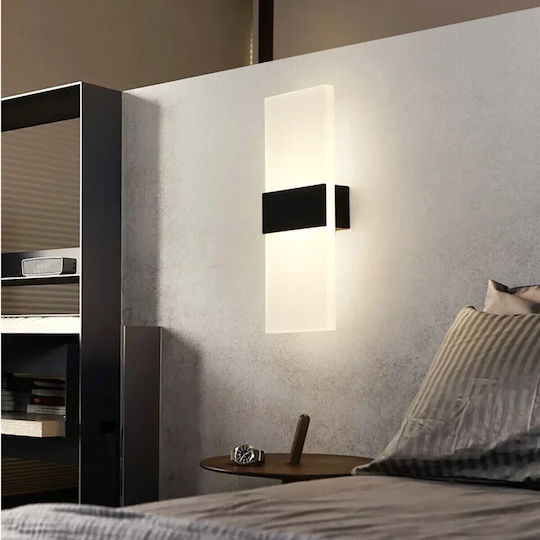 VenCore Modern Wall Lamp with Integrated LED and Adjustable White Light Gold 5x30cm