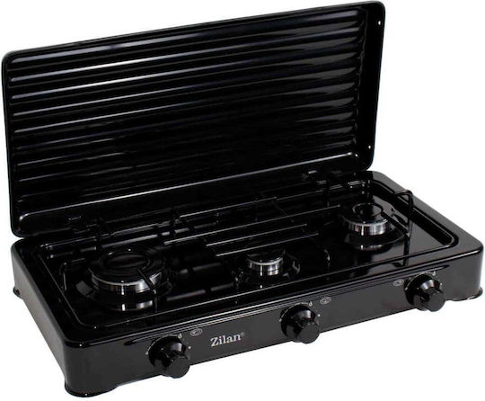 Countertop Liquid Gas Triple Black Burner