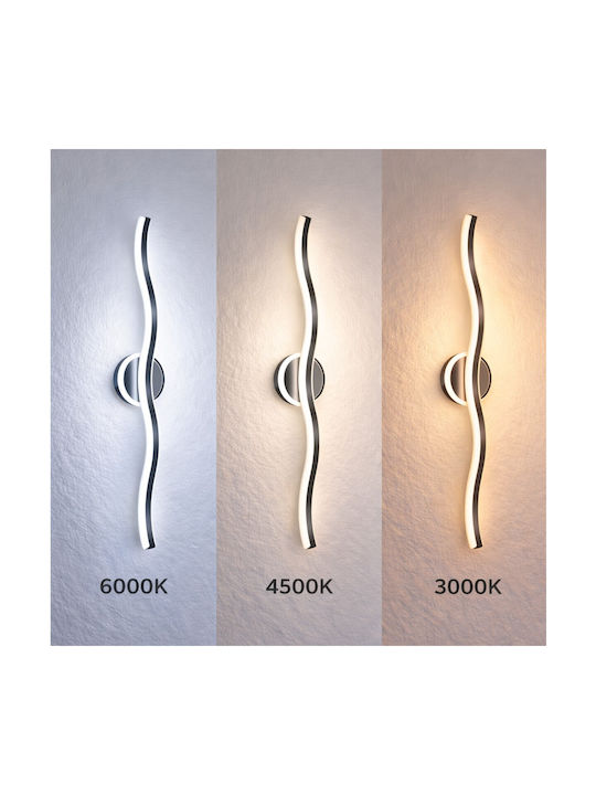 VenCore Modern Wall Lamp with Integrated LED and Adjustable White Light