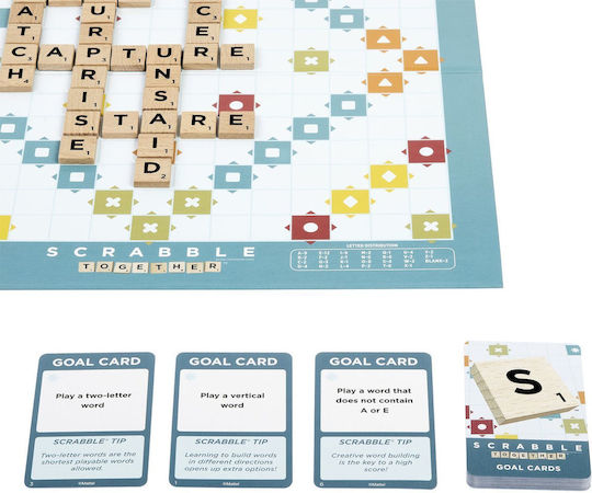 Επιτραπέζιο Παιχνίδι Scrabble 2 Σε 1 για 2-4 Παίκτες 8+ Ετών JGR61 (EN) Mattel