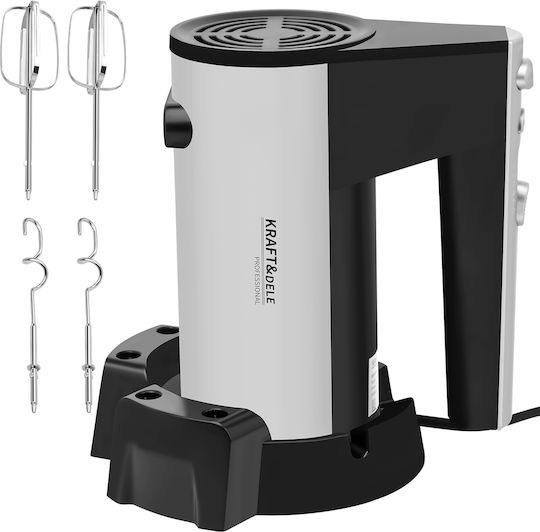 Kraft & Dele Handmixer 1000W Grau