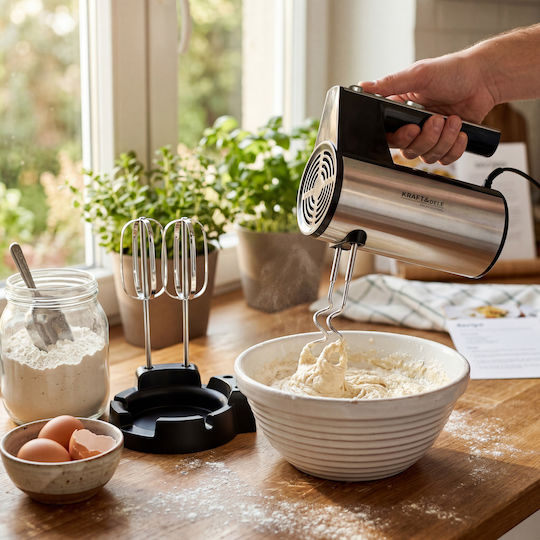 Kraft & Dele Handmixer 1000W Grau