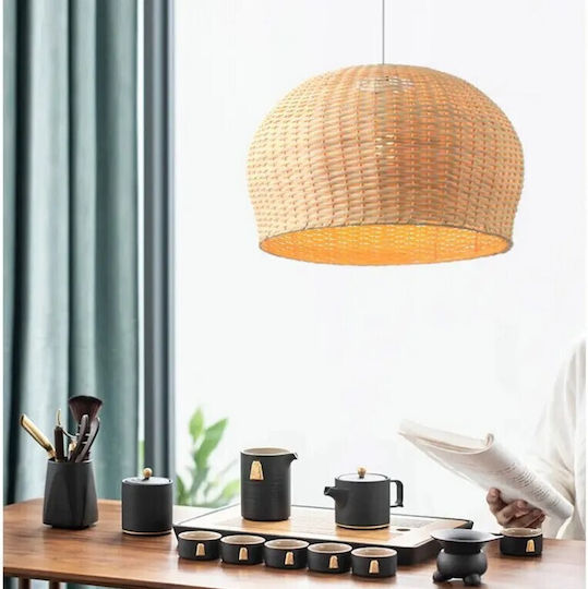 VenCore Boho Bell Pendant Ceiling Light with E27 Socket 50x50x34cm