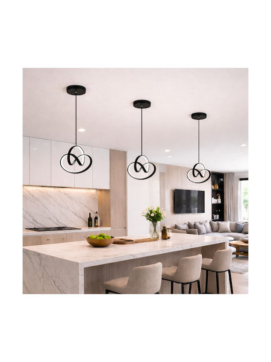 VenCore Ceiling Pendant Light Gold LED With Adjustable White Light 25x25x32cm