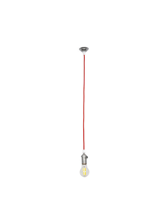 GloboStar Pendant Light Red with Socket E27
