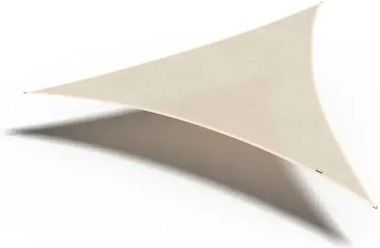 Showood Triangle Shade Sail Ecru 5m 230gr/m²