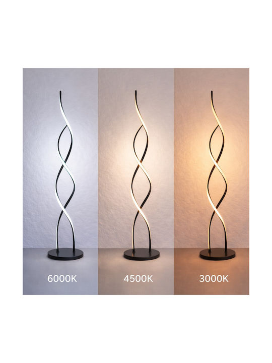 VenCore LED Φωτιστικό Δαπέδου Υ125xΜ25εκ. με Ρυθμιζόμενο Λευκό Φως Χρυσό