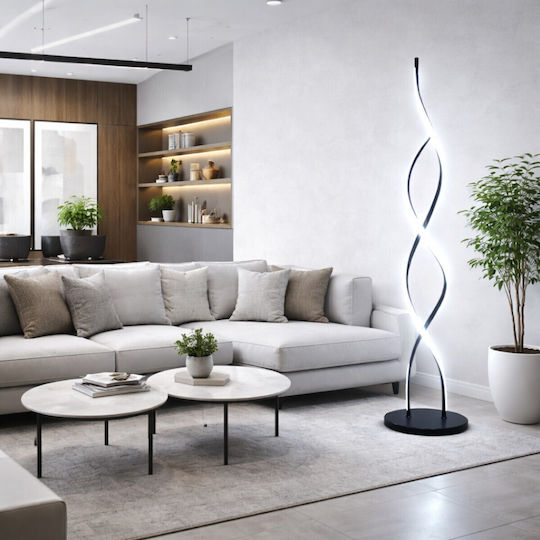 VenCore LED Φωτιστικό Δαπέδου Υ105xΜ25εκ. με Ρυθμιζόμενο Λευκό Φως Χρυσό