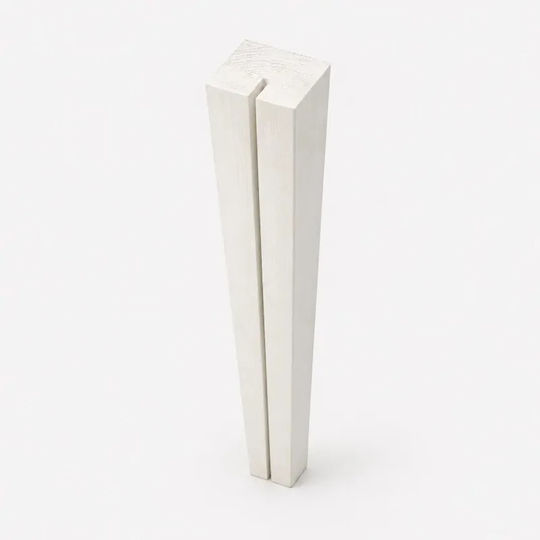 Showood Garden Fence Post Made of Wood 96.5x7x4.5cm White