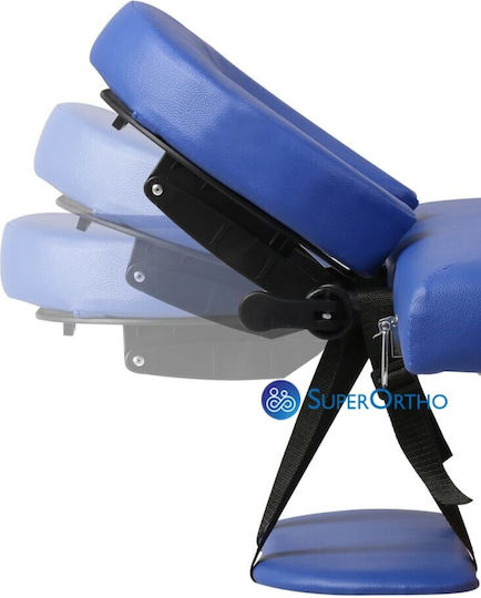 SuperOrtho Dream 3 Κρεβάτι Φυσιοθεραπείας Φορητό Μπλε από Ξύλο 217x90εκ.