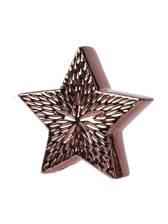 Beauty Home Stea Decorativă De Crăciun Din Plastic Portocalie 11x2.9x12cm