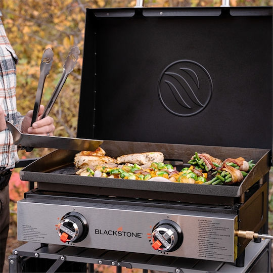 Blackstone Steel Griddle with Flat Grill Plate
