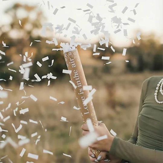Confetti Cannon 40cm with White Confetti