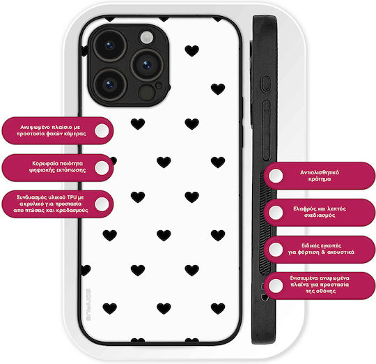 Sonique Heart Series Xiaomi Xiaomi 17t 5g White Mobile Phone Case