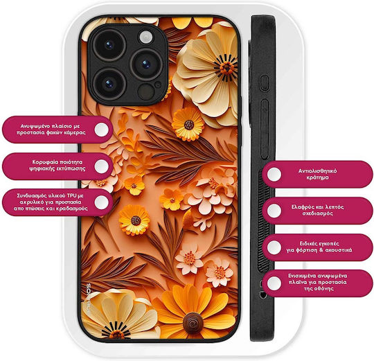 Sonique 3D Blumen Serie Xiaomi Xiaomi 17t 5g Orange Handyhülle