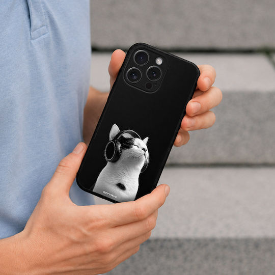 Калъф Sonique Men's Edition Series Realme C67 4g Audio Kitten Бял