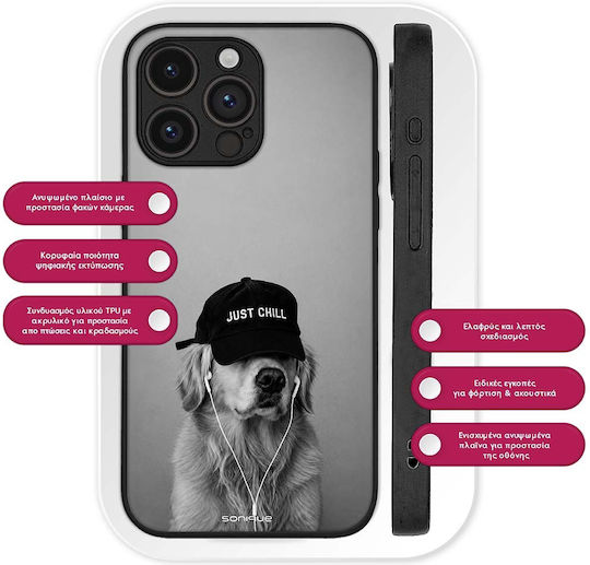 Калъф Sonique Men's Edition Oppo Find X3 Lite 5g Just Chill Pup