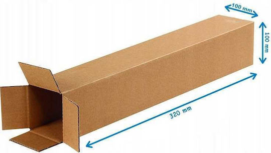Cardboard Tube 100x100x320mm 3w 400g/m2 20 Pcs
