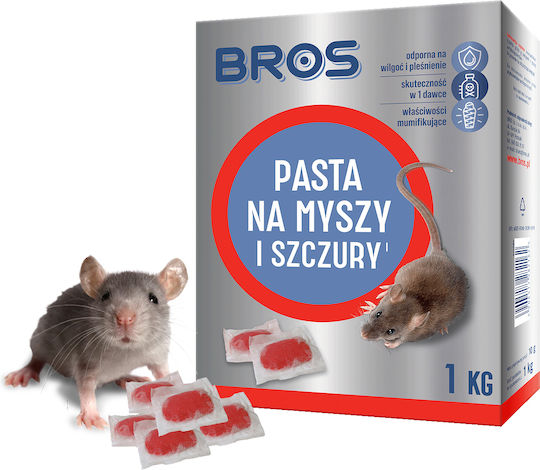 Bros Ποντικοφάρμακο σε μορφή Πάστας 1kg