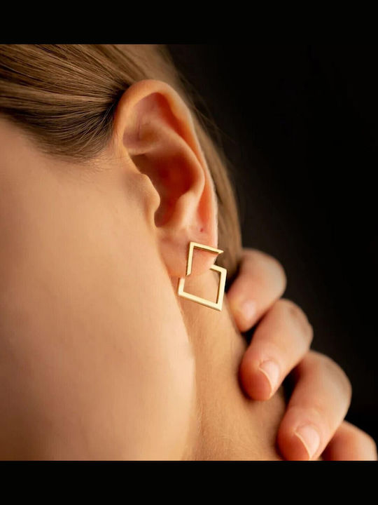 FantazyStores Earrings Made Of Gold Plated Steel