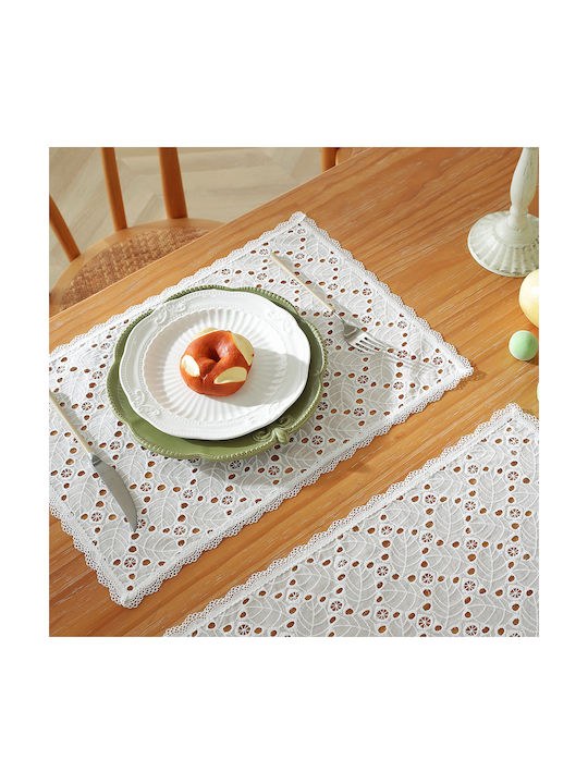 FRIPIA Текстилни Салфетки Бели 45x30см
