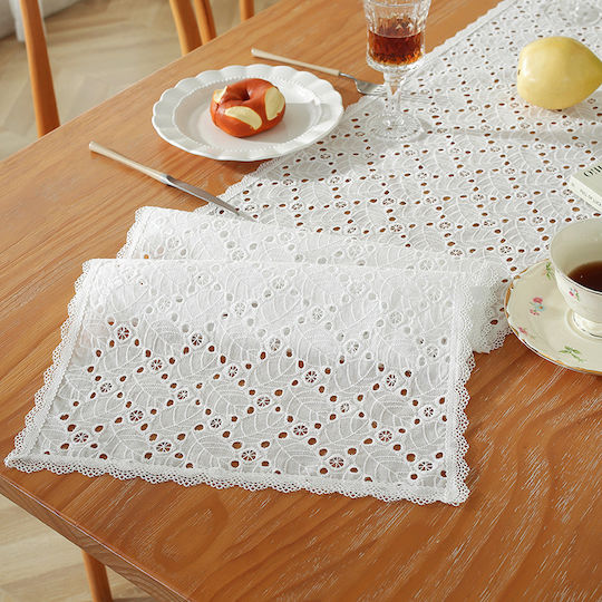 FRIPIA Текстилни Салфетки Бели 45x30см