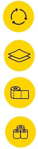 Private Label Tissue Toilettenpapier 24 Rollen 3 Lagen