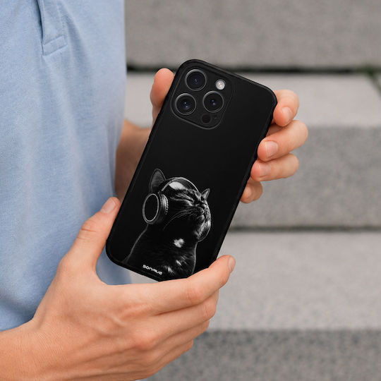 Калъф Sonique Men's Edition OnePlus Nord CE 3 Lite 5G Audio Kitten Черен