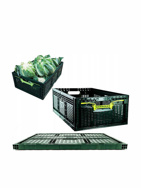 Coș De Depozitare Din Plastic Verde 46lt