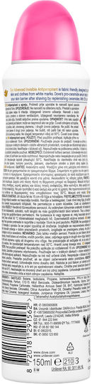 Dove Advanced Care Invisible Deodorant 72h als Spray 150ml