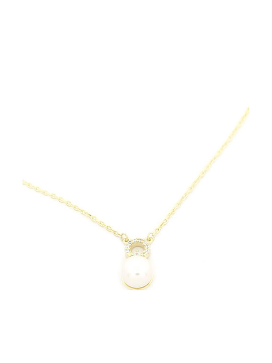 Κολιέ από Επιχρυσωμένο Ασήμι