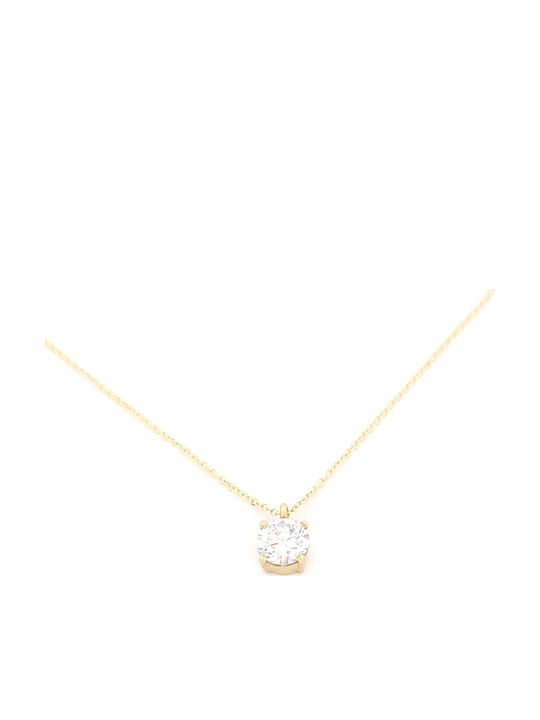 Kirkikosmima Halskette Mit 14K Gold Und Diamant