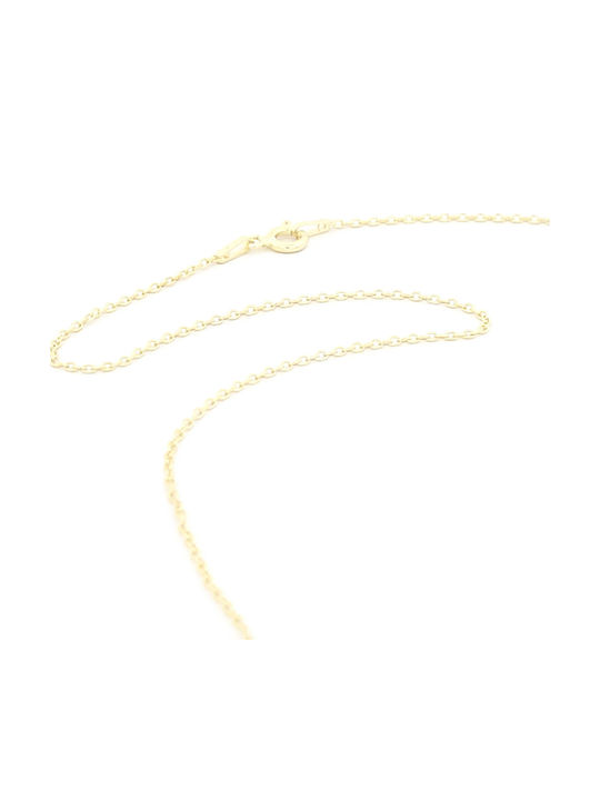 Necklace With Tear Design Made Of Pink Gold Plated Silver With Pink Zircon