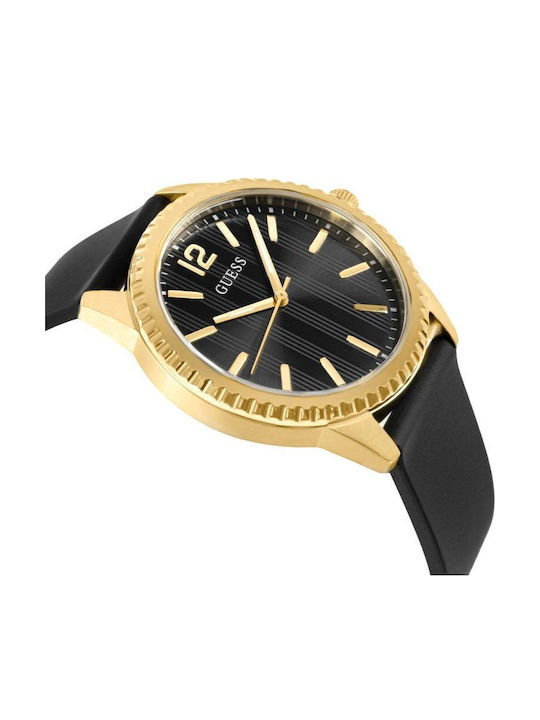 Guess Chip Men's Watch 40mm Battery with Black Metal Bracelet