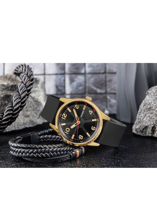 Guess Guess Men's Watch 42mm Battery with Red Metal Bracelet
