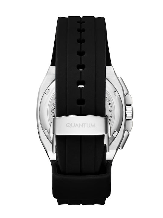 Quantum Adrenaline Men's Watch 41mm Battery with Black Metal Bracelet