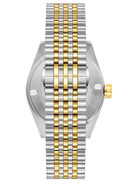 Quantum Adrenaline Ανδρικό Ρολόι 41mm Μπαταρίας με Ασημί Ατσάλινο Μπρασελέ