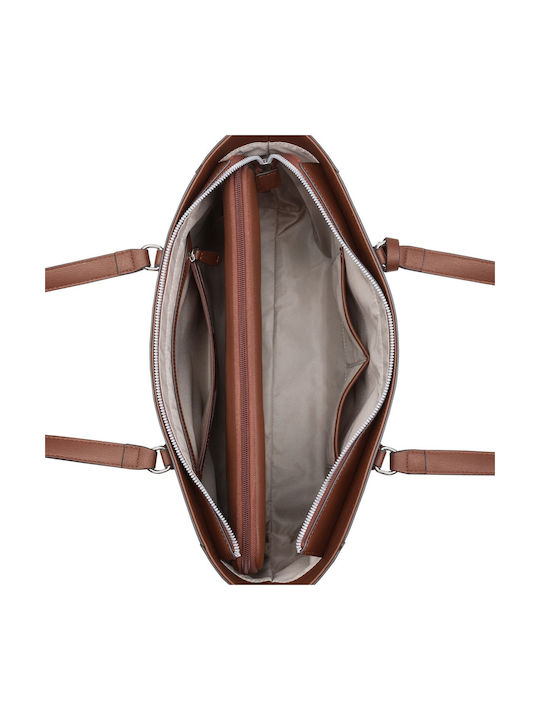 Women's Tote Handbag Tabac Brown