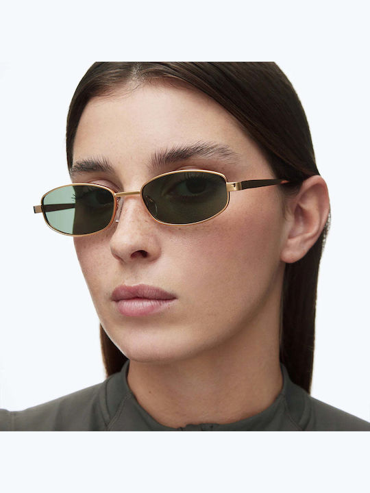 Meller Jara Sonnenbrillen Gold Mit Metallischem Rahmen Meller Jara Sonnenbrillen Gold Mit Metallischem Rahmen