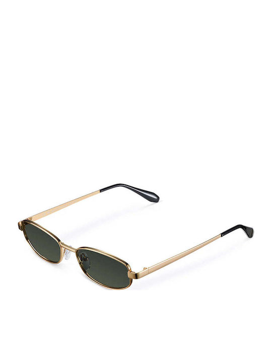 Meller Jara Unisex Sunglasses with Gold Metallic Frame and Gold Lens JAR-GOLDOLI