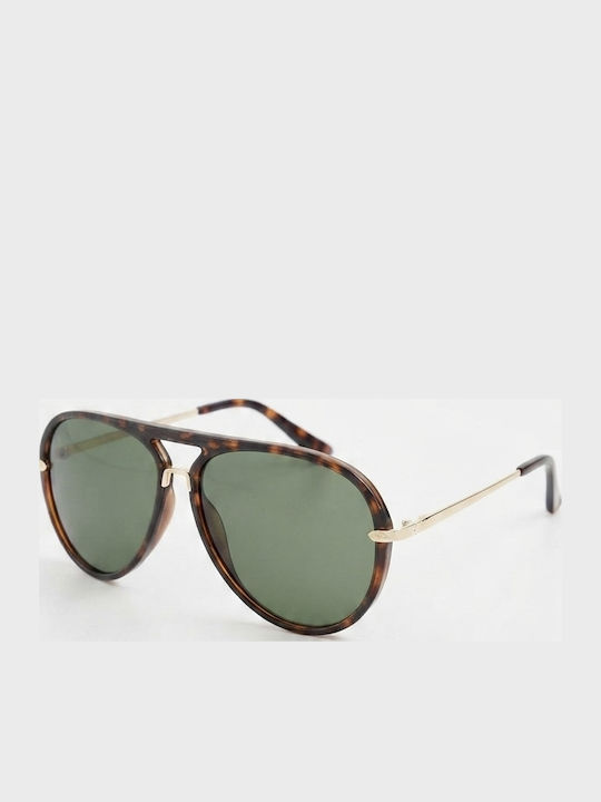 Max Air Women's Sunglasses with Green Tartaruga Metallic Frame and Green Lens SA007 Max Air Women's Sunglasses with Green Tartaruga Metallic Frame and Green Lens SA007