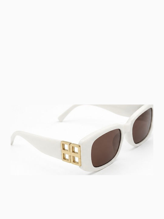 Max Air Women’s Sunglasses with White Horn-Rimmed Frame and Brown Lens SA027 Max Air Women’s Sunglasses with White Horn-Rimmed Frame and Brown Lens SA027