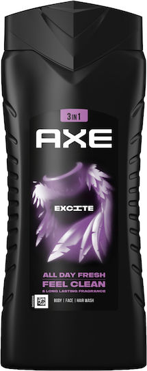 Axe Excite Душ Гел за Мъже с Глицерин Хидратиращ 400ml