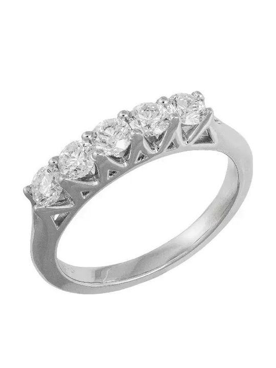 Damentrikot Veraki mit Diamant aus Weißgold 18K