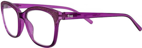 Frog Optical Oчила за четене +1.50 в лилав цвят
