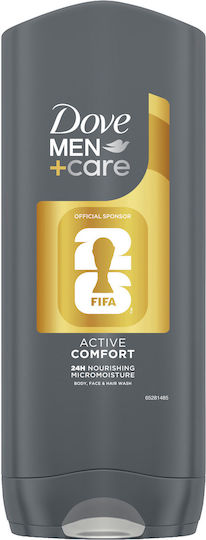Dove Active Comfort Αφρόλουτρο σε Gel για Άνδρες & Άρωμα Καρύδα & Ανανάς 400ml