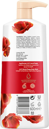 Lux Secret Poppy Shower Gel & Citrus Scent 600ml