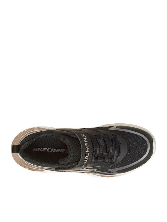 Kids Sneakers With Hoop & Loop Closure Black