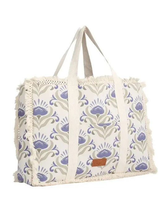 Achilleas Accessories Πετσετέ Τσάντα Θαλάσσης Πολύχρωμη